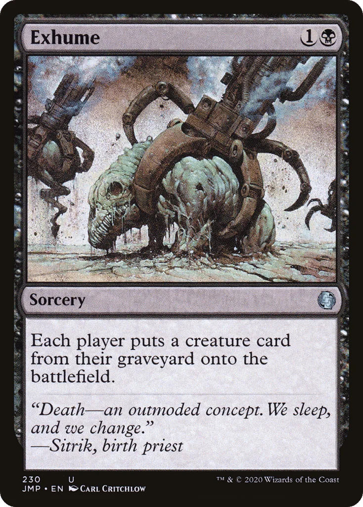 Exhume · Jumpstart