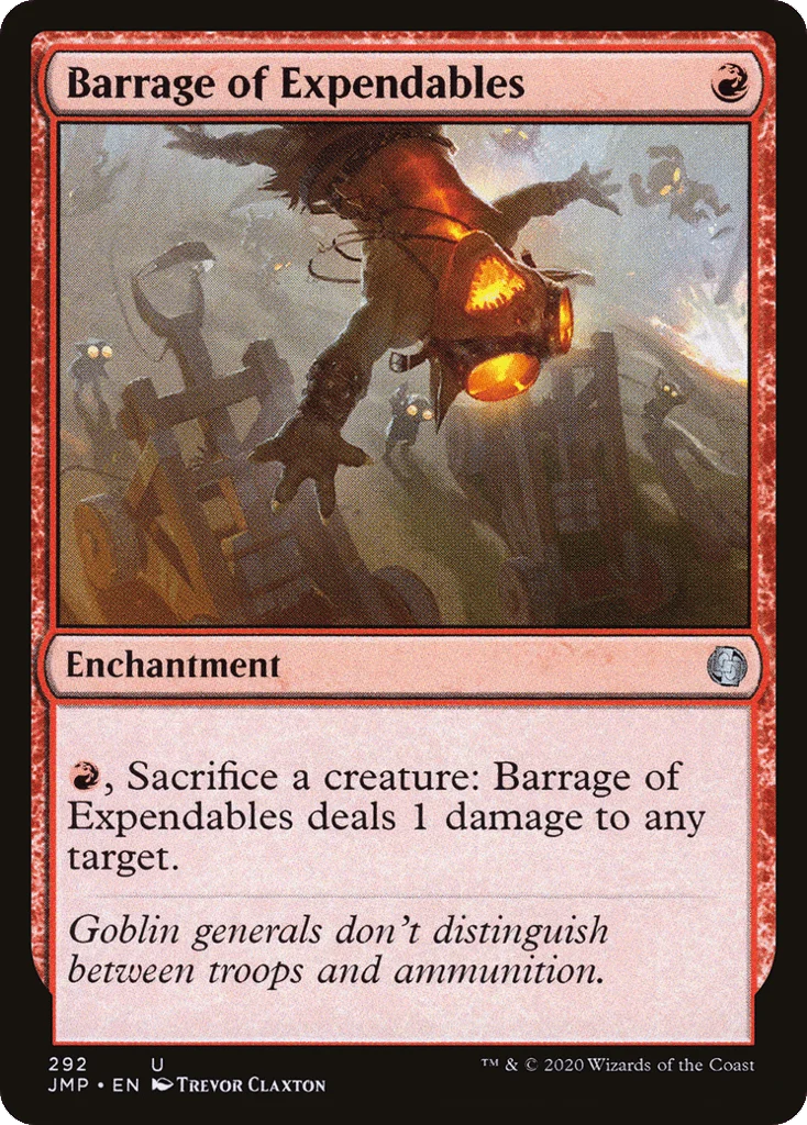 Barrage of Expendables · Jumpstart