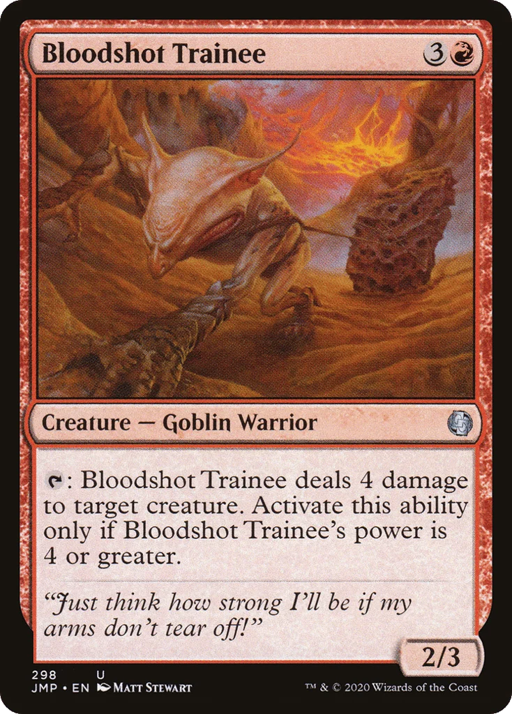 Bloodshot Trainee · Jumpstart