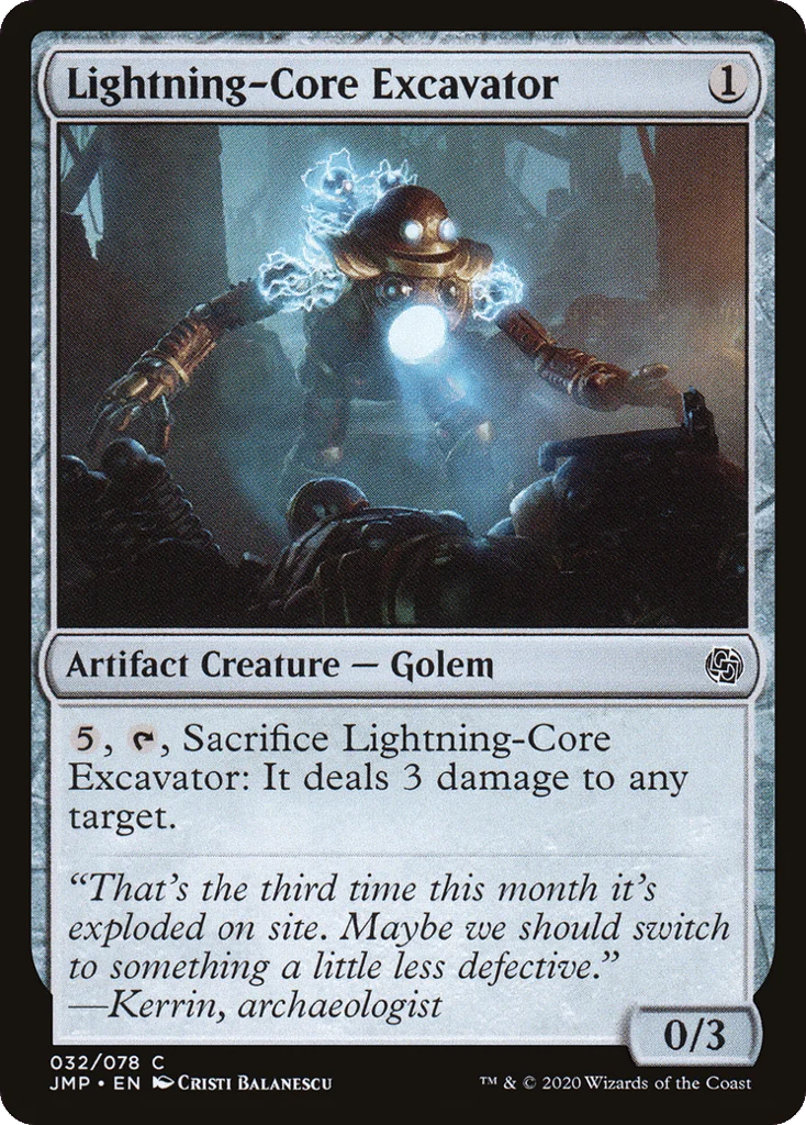 Lightning-Core Excavator · Jumpstart