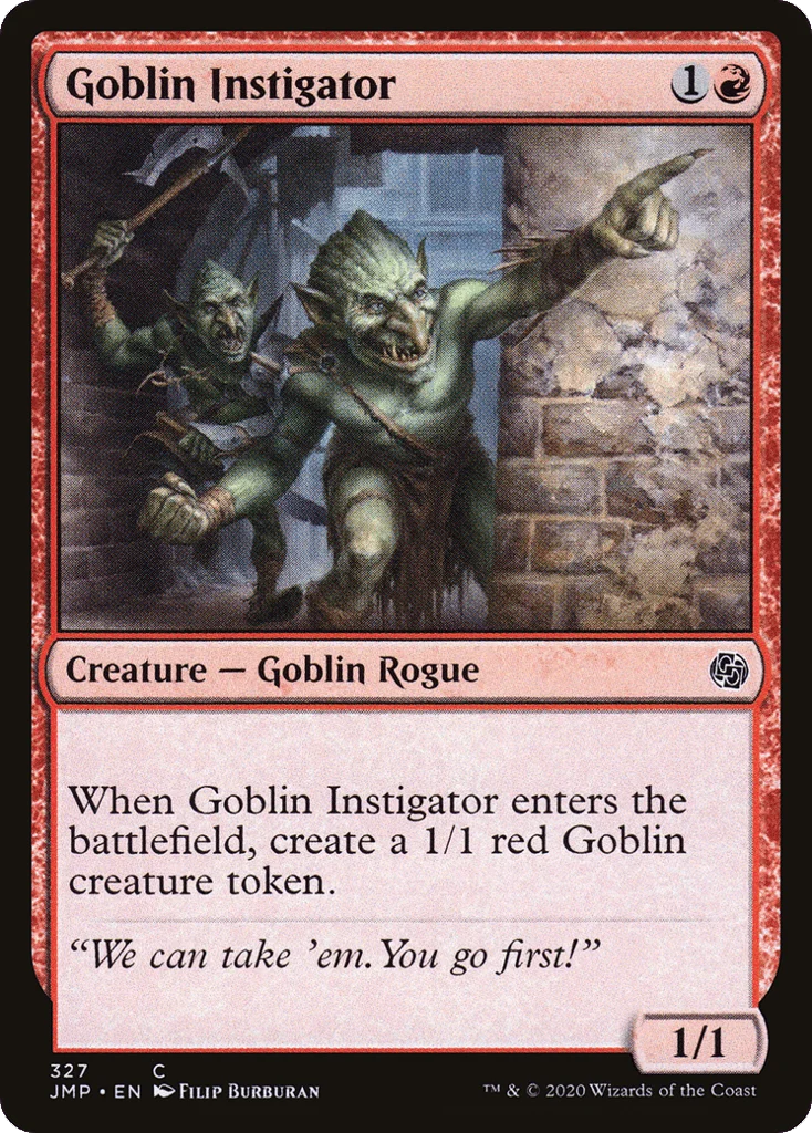 Goblin Instigator · Jumpstart
