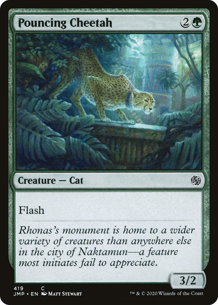 Pouncing Cheetah · Jumpstart
