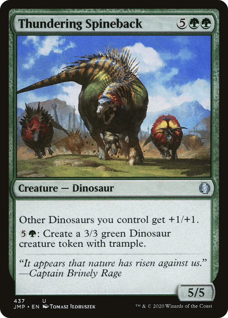 Thundering Spineback · Jumpstart