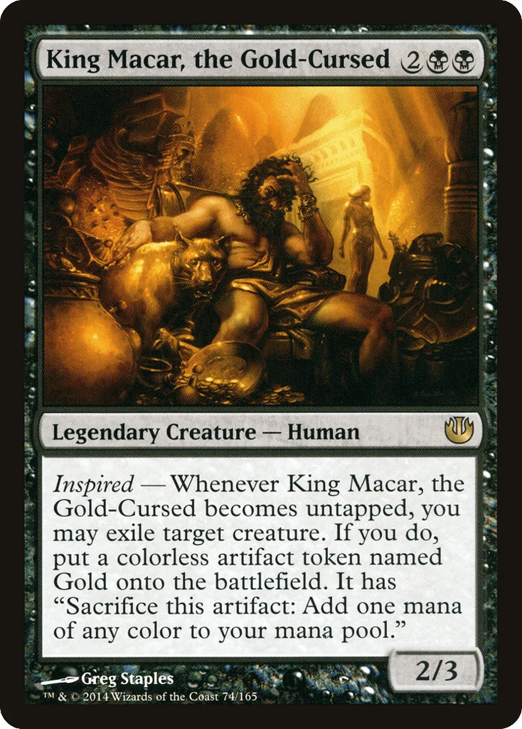 King Macar, the Gold-Cursed · Journey into Nyx