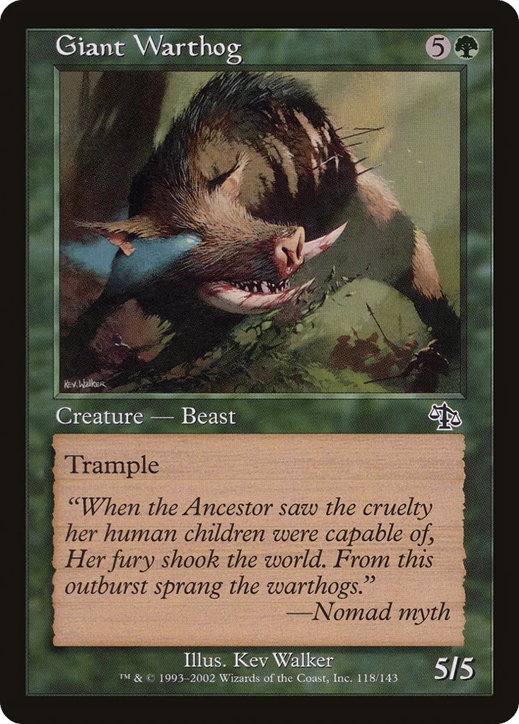 Giant Warthog · Judgment