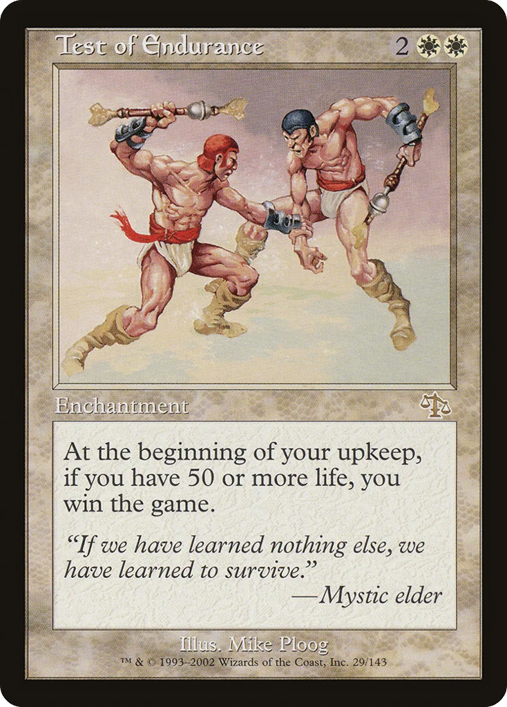 Test of Endurance · Judgment
