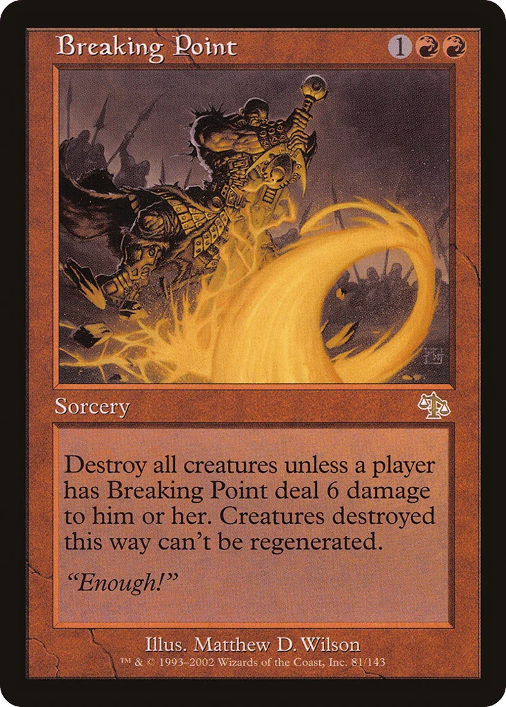 Breaking Point · Judgment