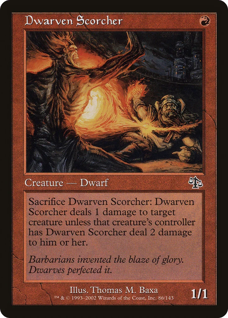 Dwarven Scorcher · Judgment
