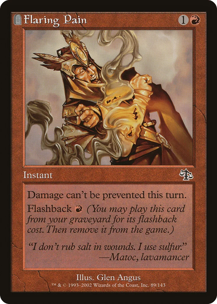 Flaring Pain · Judgment