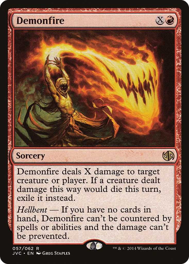 Demonfire · Duel Decks Anthology: Jace vs. Chandra