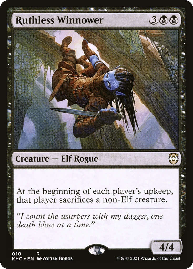 Ruthless Winnower · Kaldheim Commander