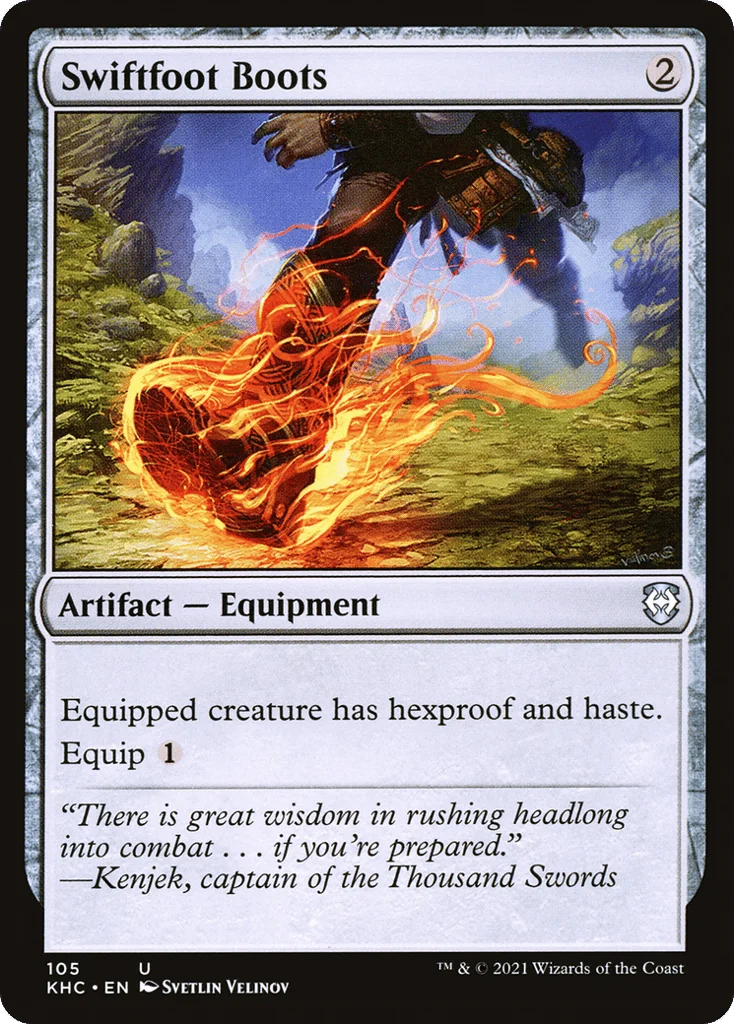 Swiftfoot Boots · Kaldheim Commander