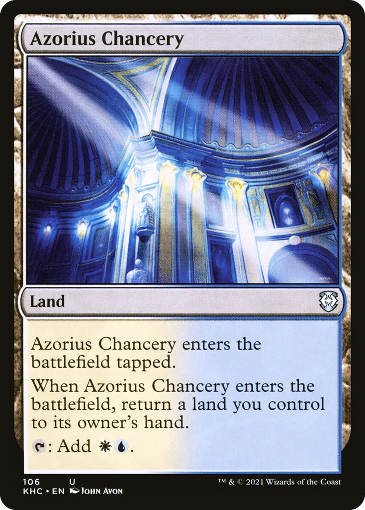 Azorius Chancery · Kaldheim Commander