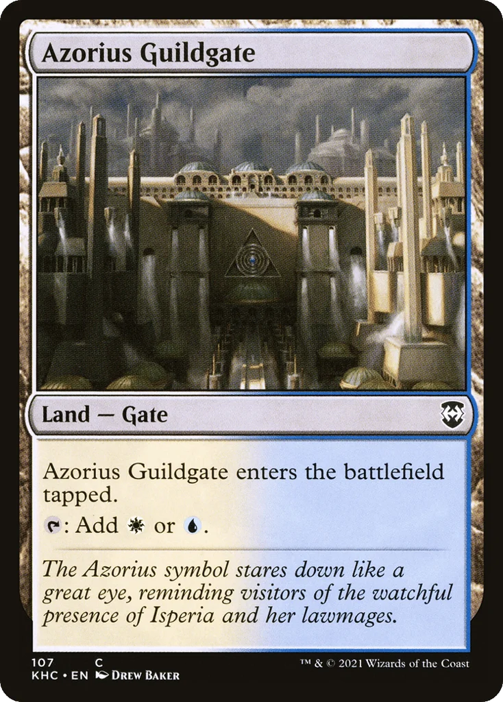 Azorius Guildgate · Kaldheim Commander