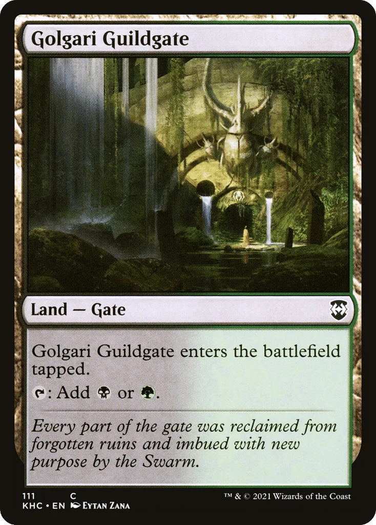 Golgari Guildgate · Kaldheim Commander