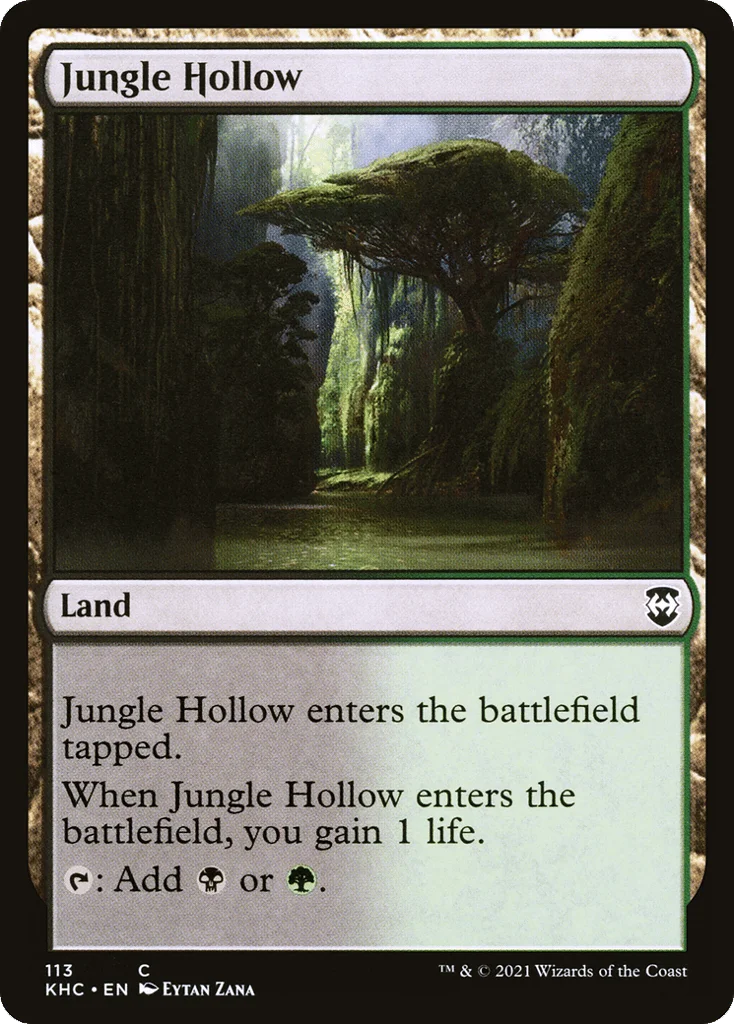 Jungle Hollow · Kaldheim Commander