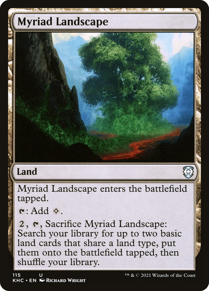 Myriad Landscape · Kaldheim Commander
