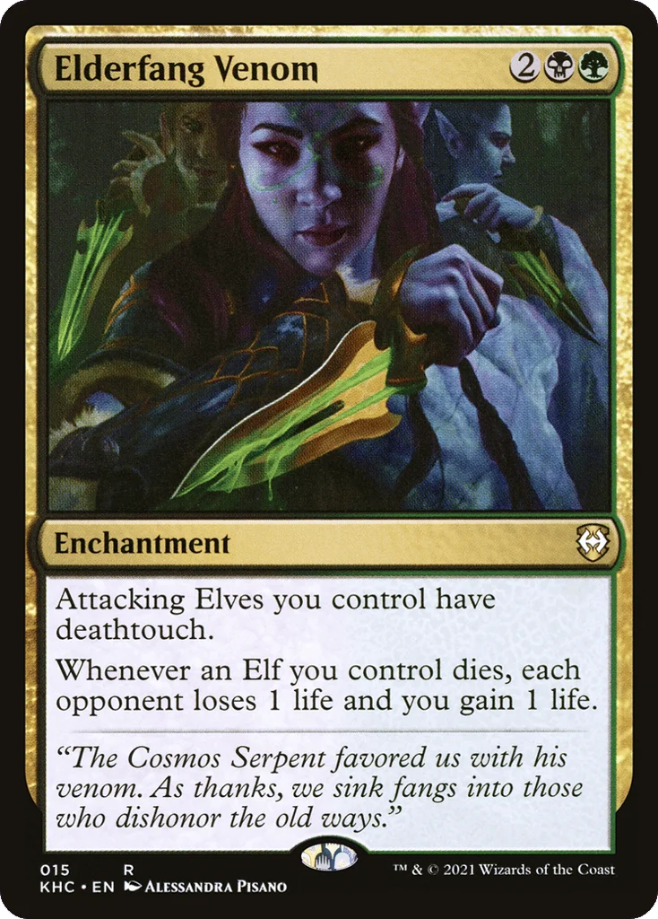 Elderfang Venom · Kaldheim Commander