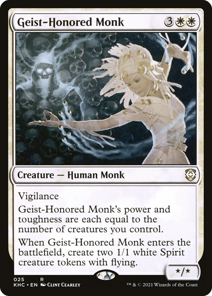 Geist-Honored Monk · Kaldheim Commander