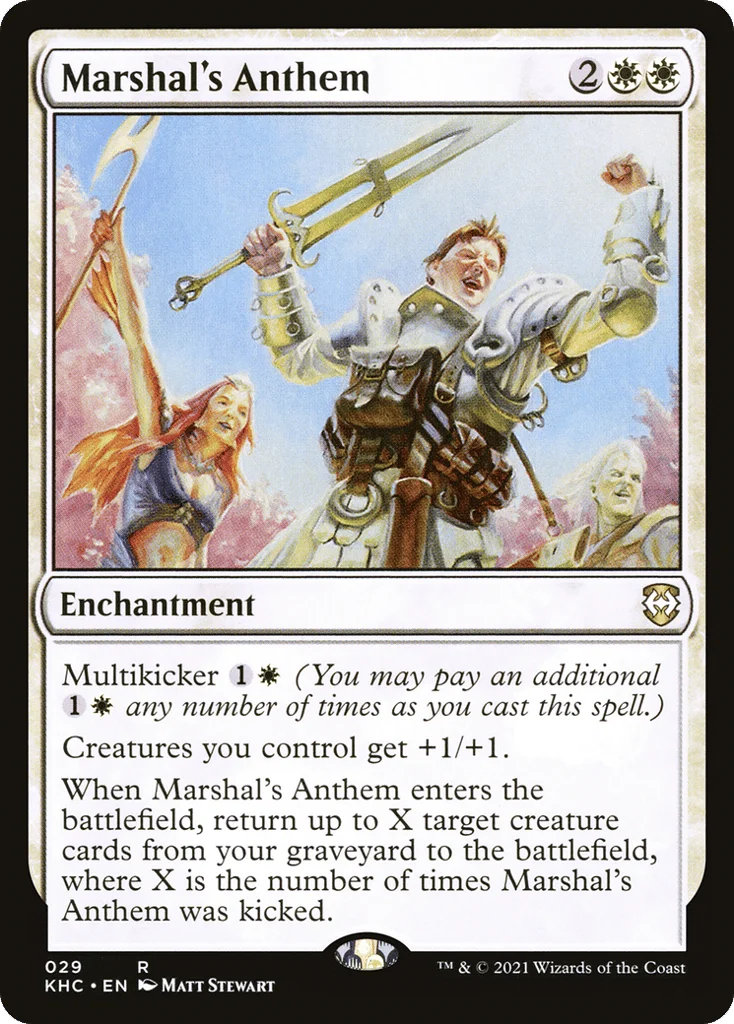 Marshal's Anthem · Kaldheim Commander