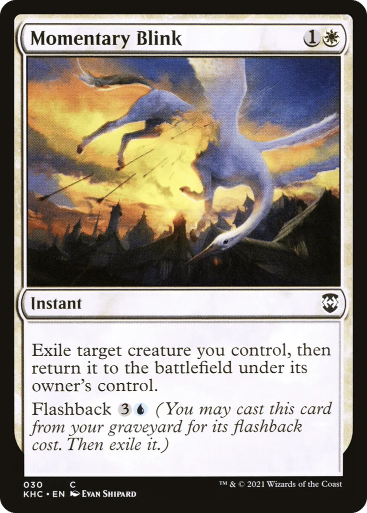 Momentary Blink · Kaldheim Commander