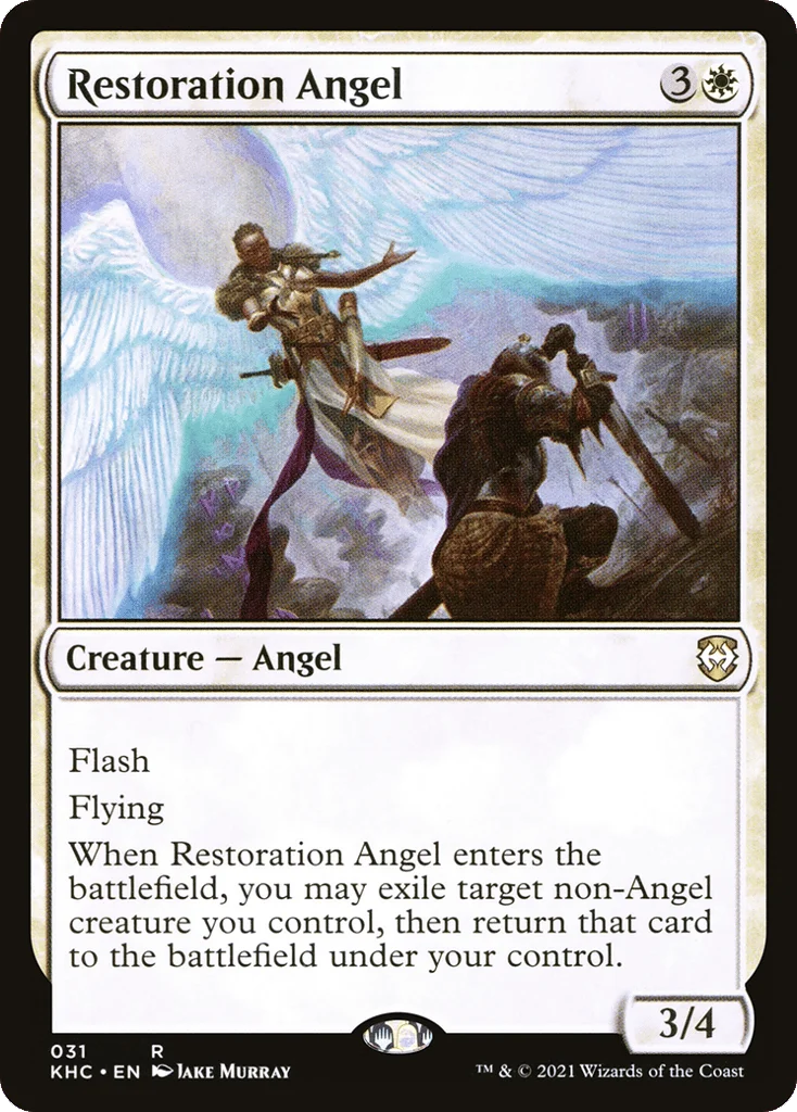 Restoration Angel · Kaldheim Commander