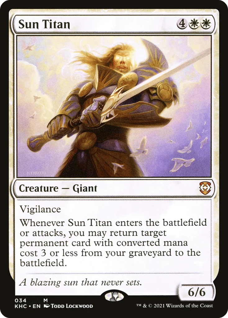 Sun Titan · Kaldheim Commander