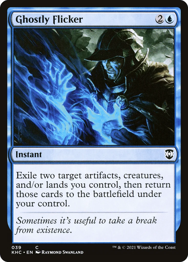 Ghostly Flicker · Kaldheim Commander