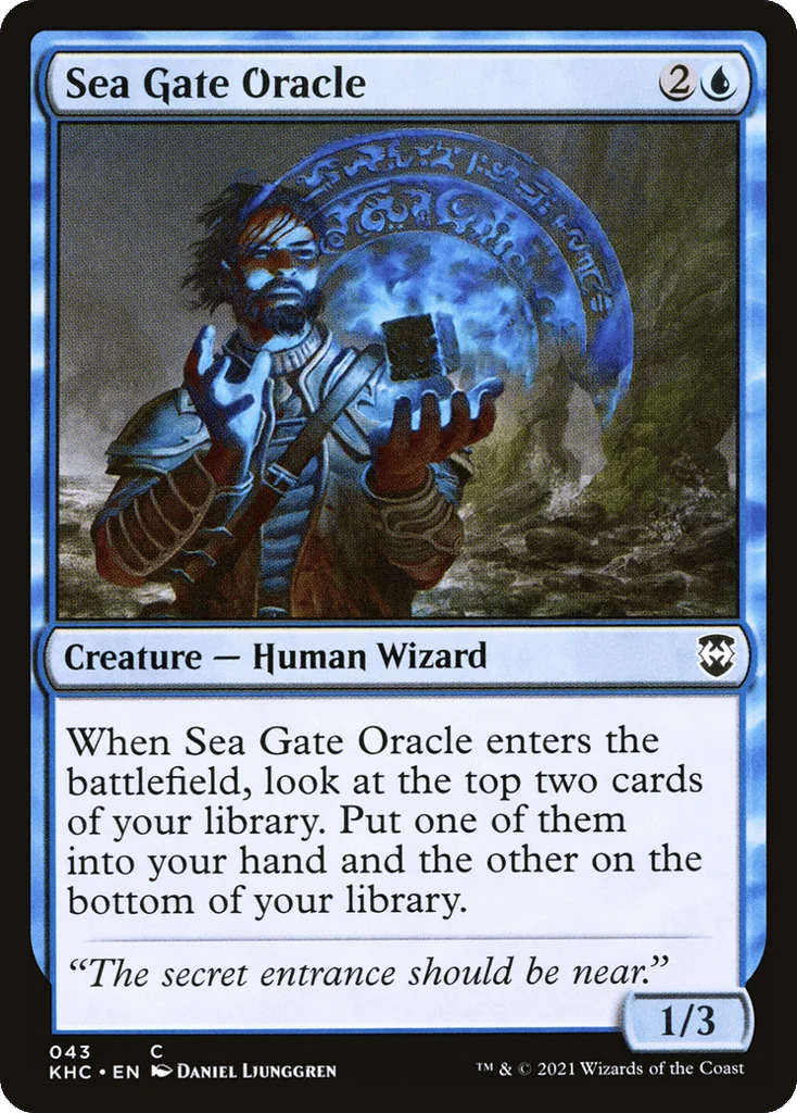 Sea Gate Oracle · Kaldheim Commander