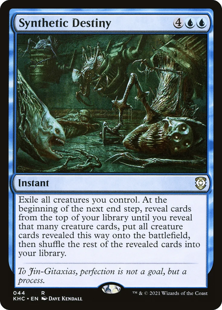 Synthetic Destiny · Kaldheim Commander