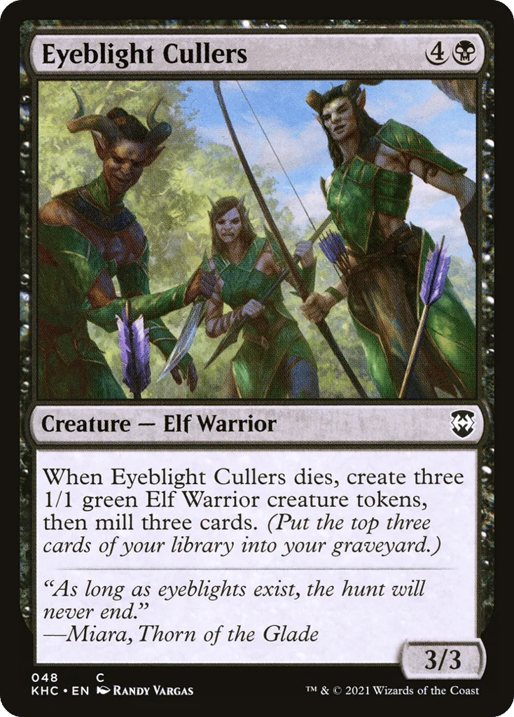 Eyeblight Cullers · Kaldheim Commander