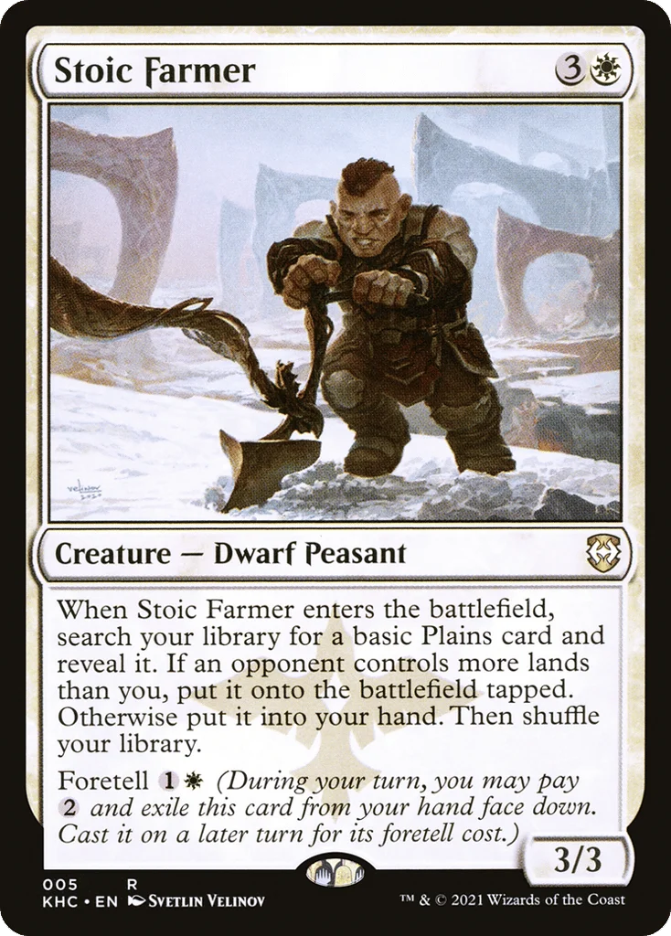 Stoic Farmer · Kaldheim Commander