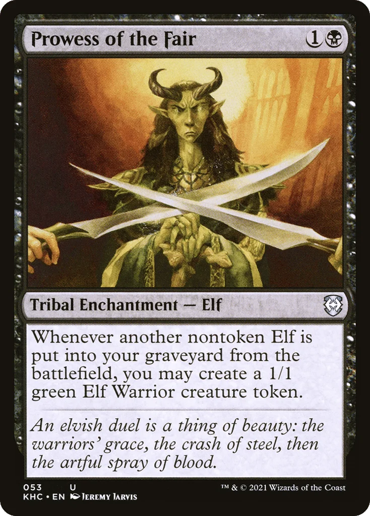 Prowess of the Fair · Kaldheim Commander