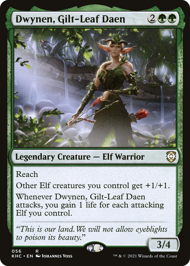 Dwynen, Gilt-Leaf Daen · Kaldheim Commander