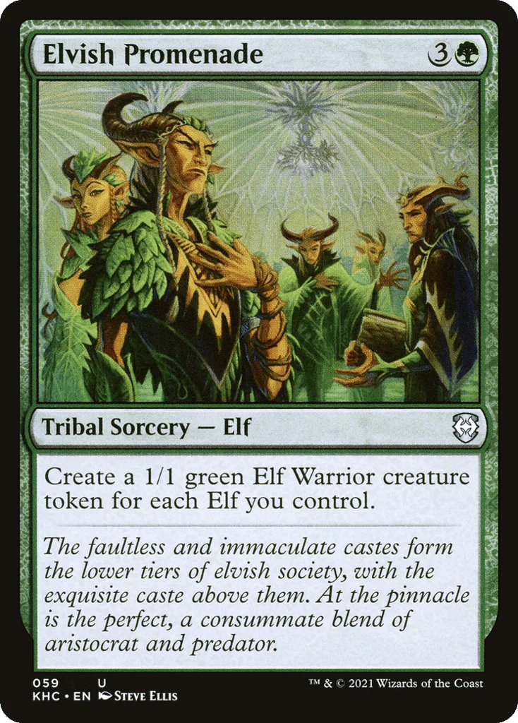 Elvish Promenade · Kaldheim Commander