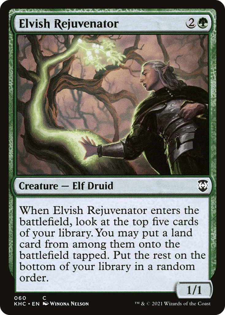 Elvish Rejuvenator · Kaldheim Commander