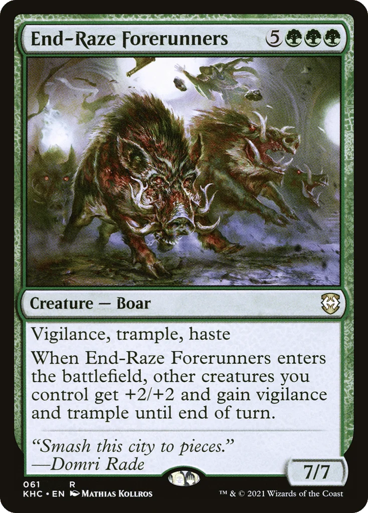 End-Raze Forerunners · Kaldheim Commander