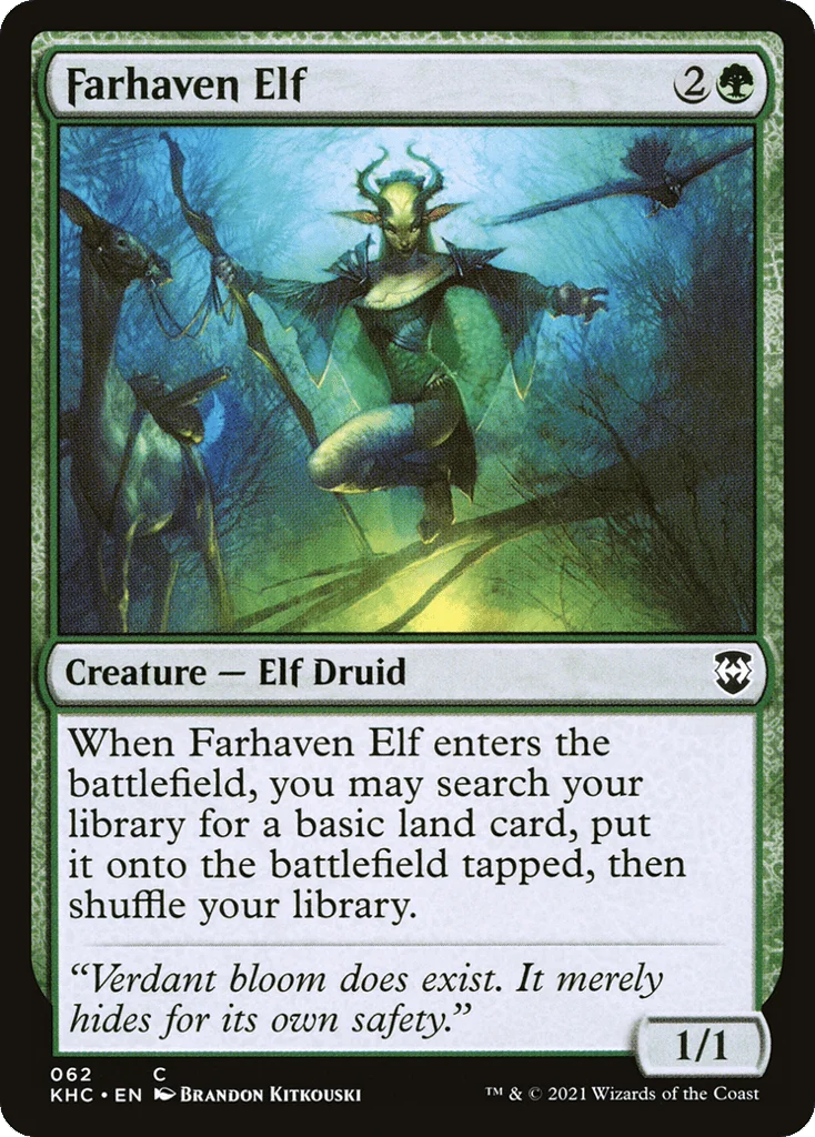 Farhaven Elf · Kaldheim Commander