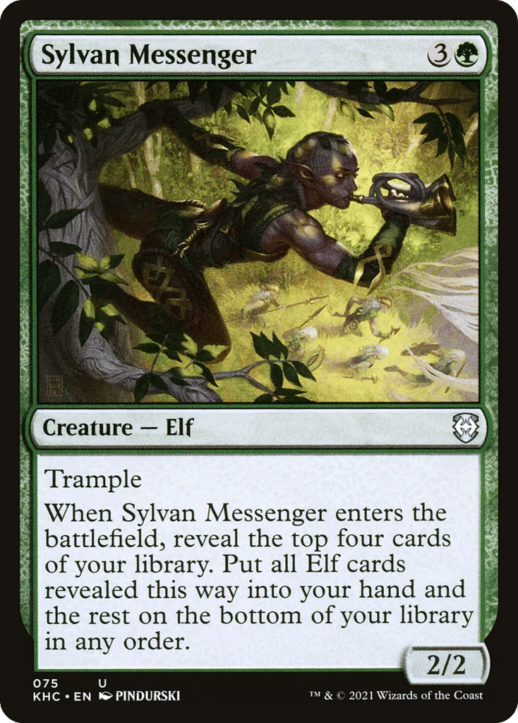 Sylvan Messenger · Kaldheim Commander