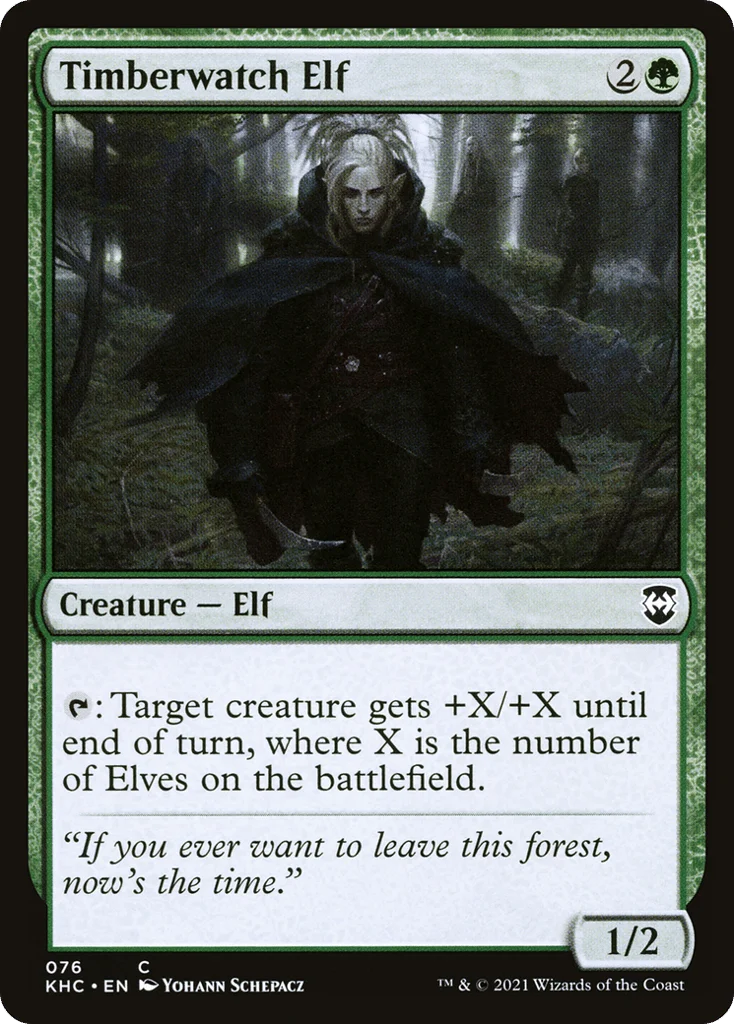 Timberwatch Elf · Kaldheim Commander