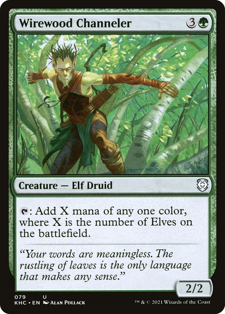 Wirewood Channeler · Kaldheim Commander
