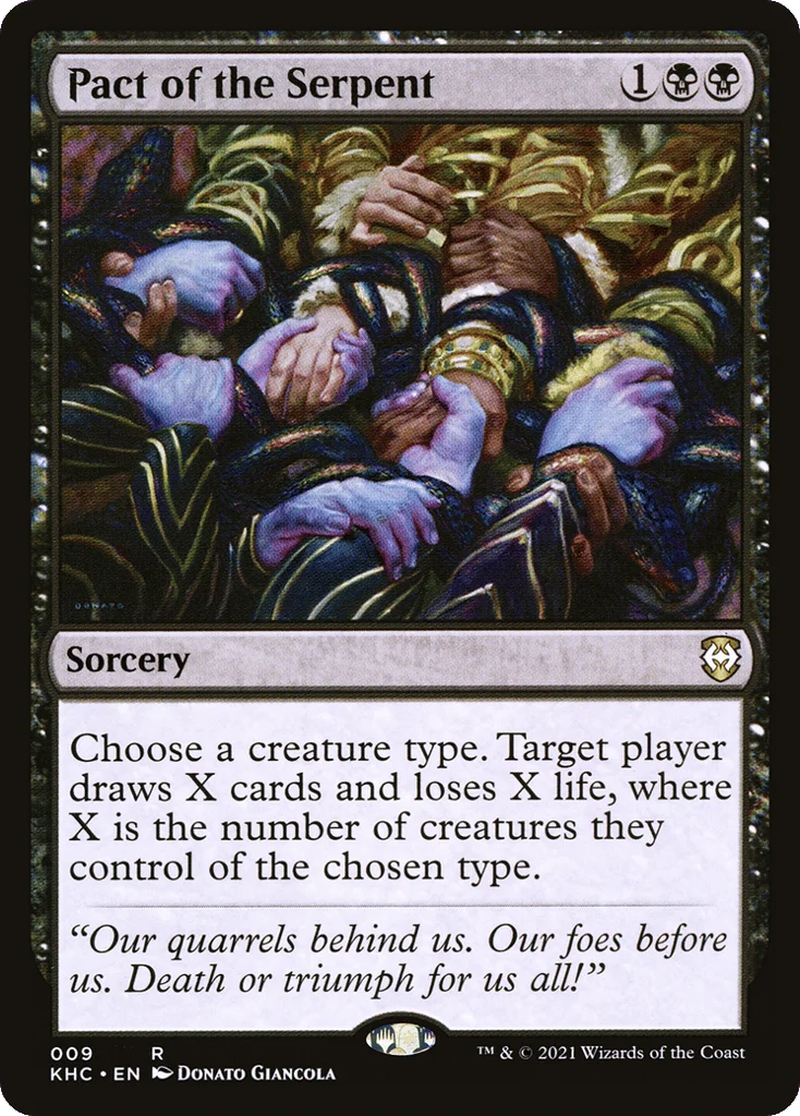Pact of the Serpent · Kaldheim Commander