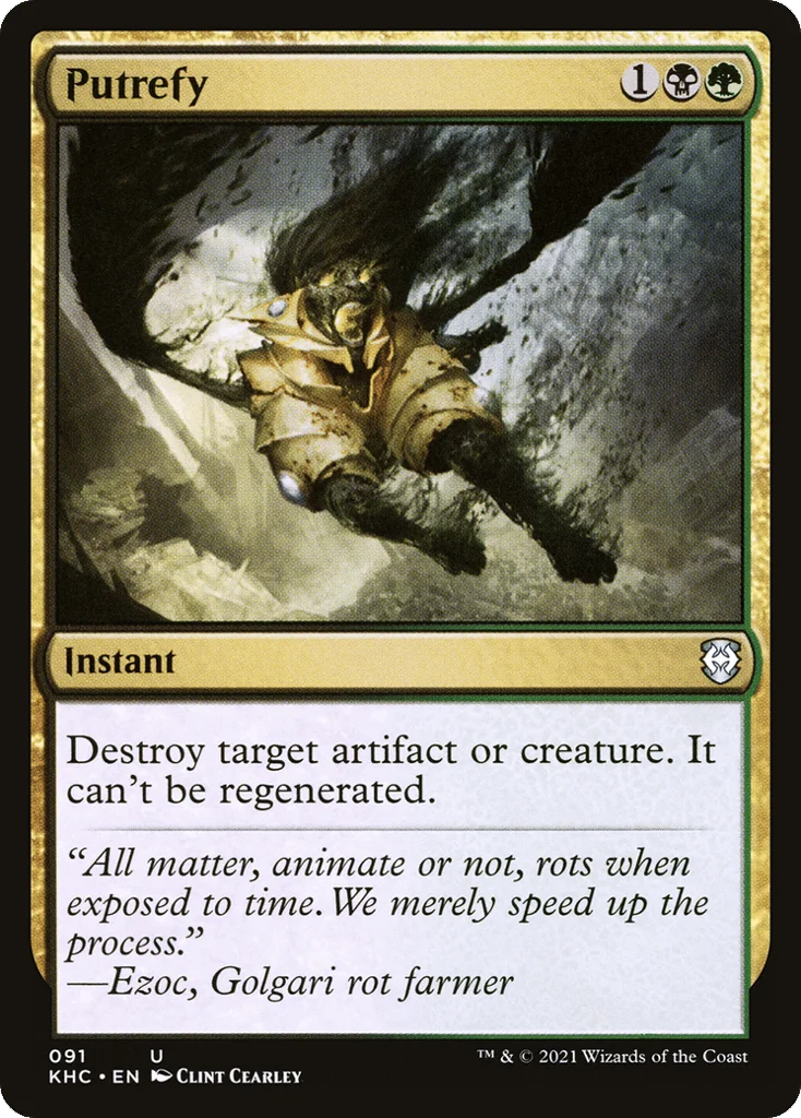 Putrefy · Kaldheim Commander