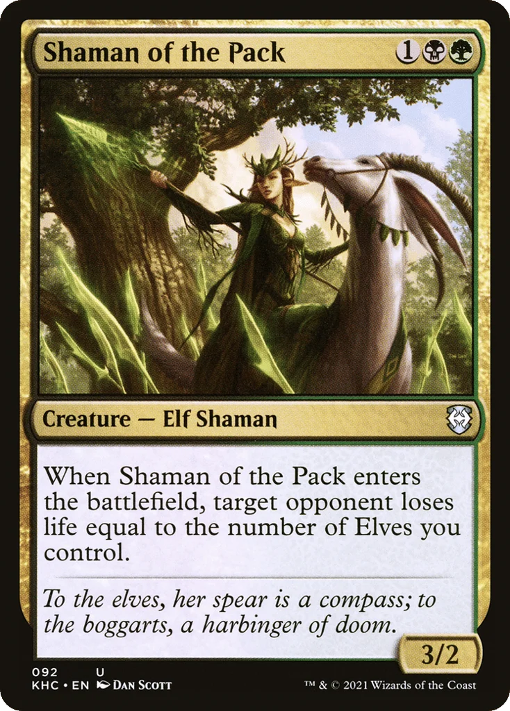 Shaman of the Pack · Kaldheim Commander