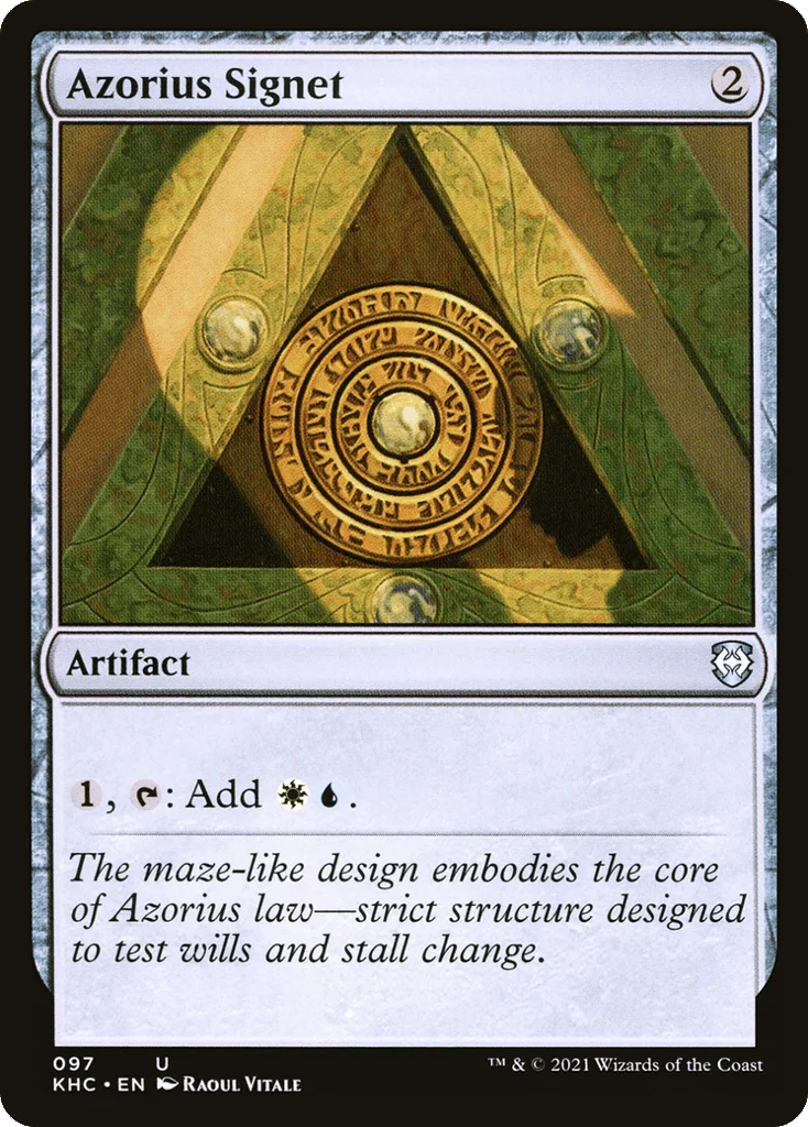 Azorius Signet · Kaldheim Commander