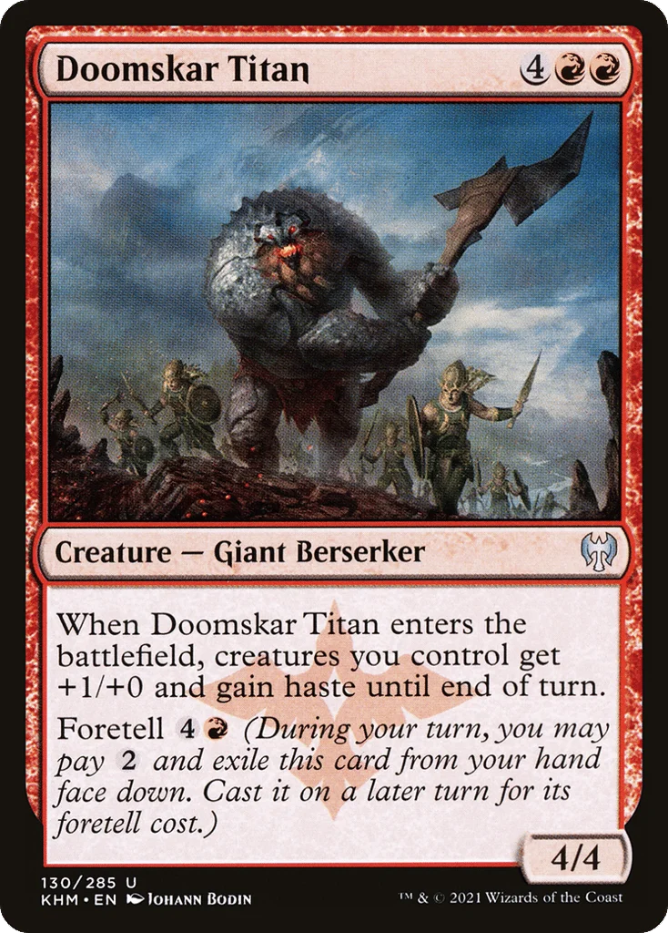 Doomskar Titan · Kaldheim