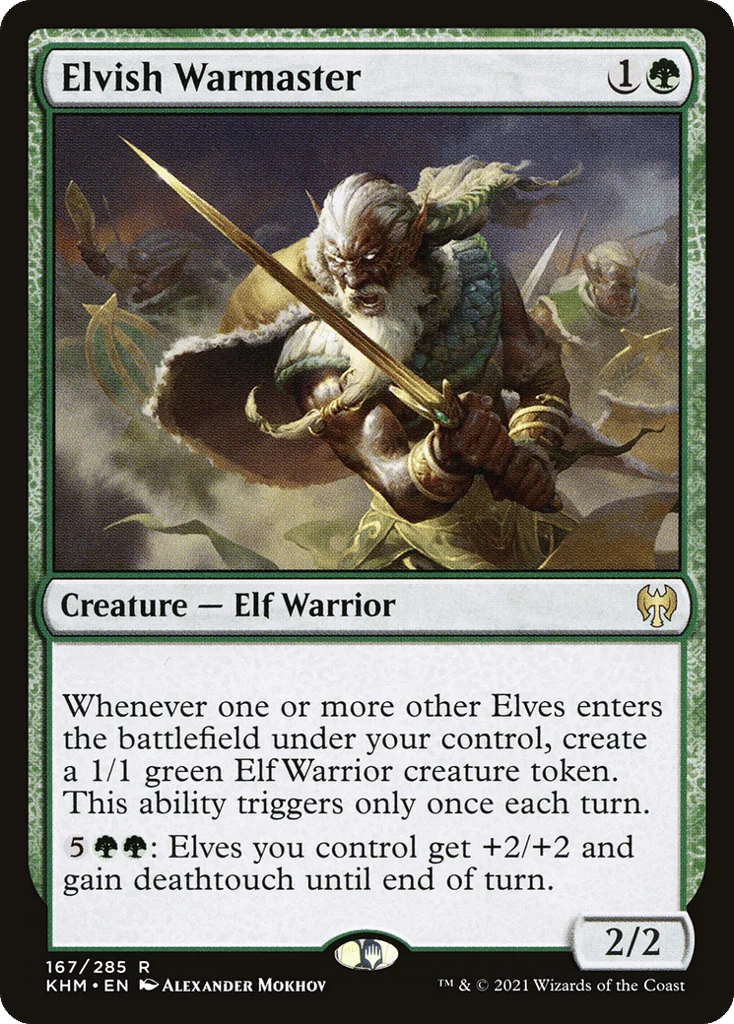 Elvish Warmaster · Kaldheim