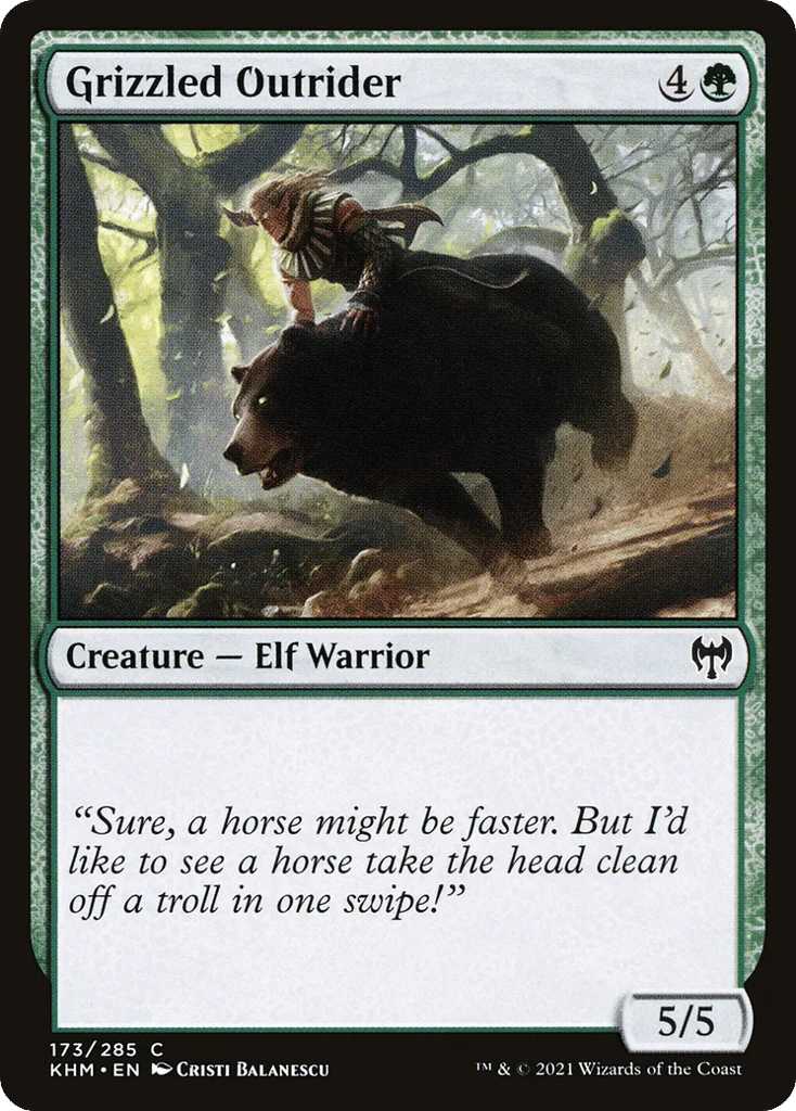 Grizzled Outrider · Kaldheim