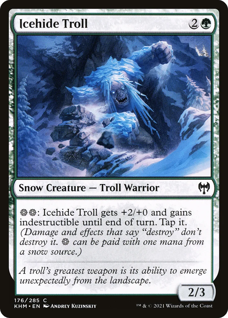 Icehide Troll · Kaldheim