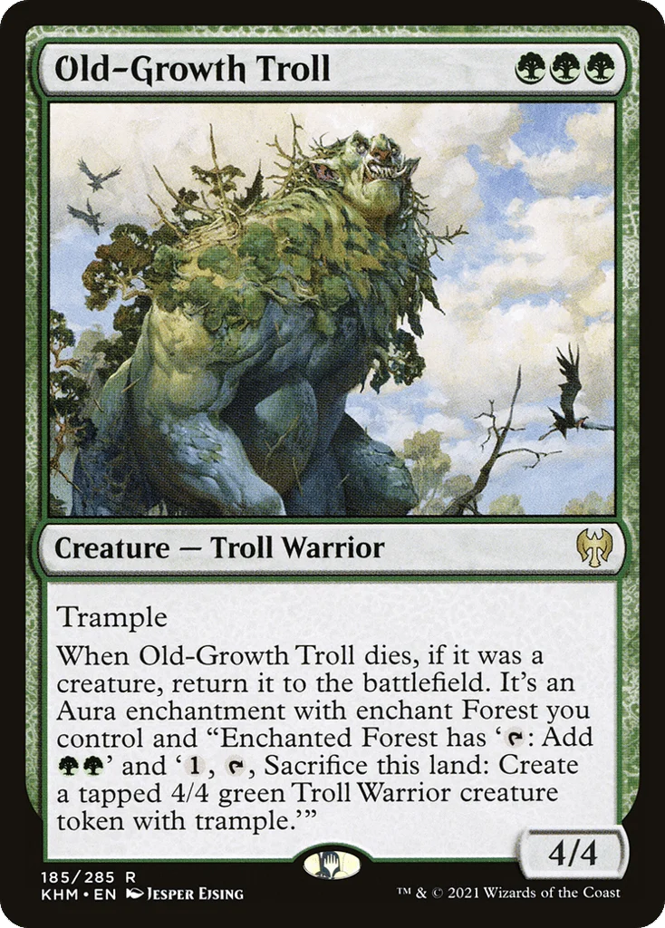 Old-Growth Troll · Kaldheim